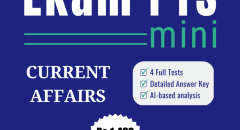 Ekam PTS mini - Current affairs mock tests for UPSC Prelims examination