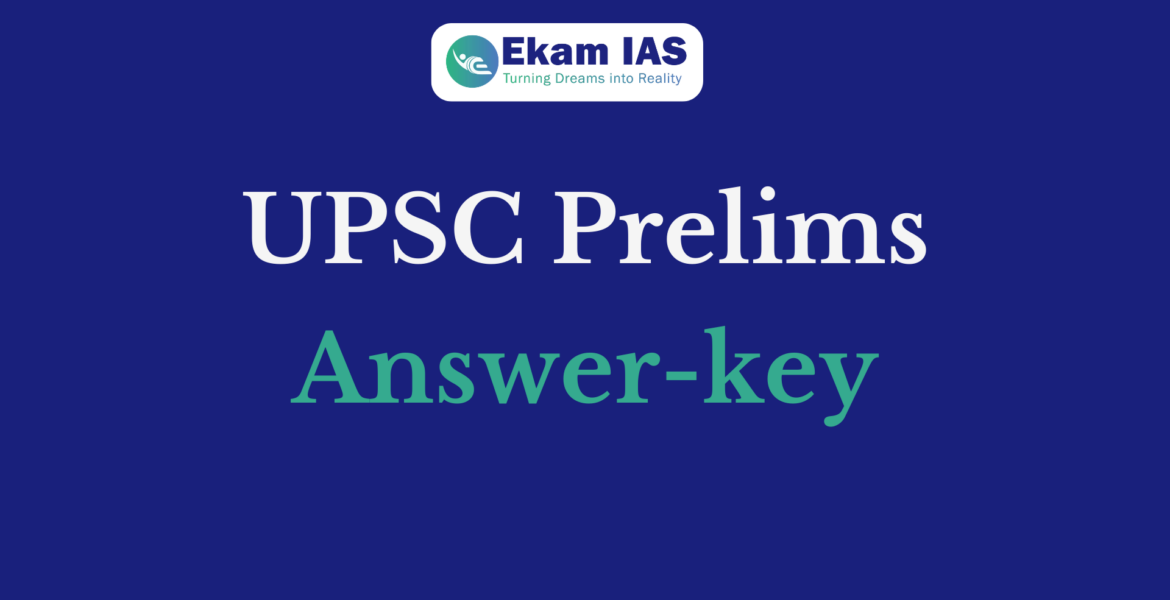 UPSC Prelims 2023 questions and answer key